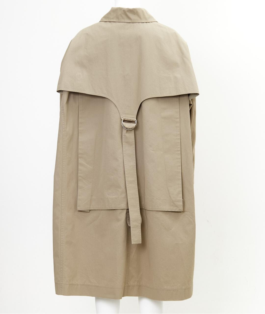 CELINE Бежевый хлопковый тренч/плащ, фото 2