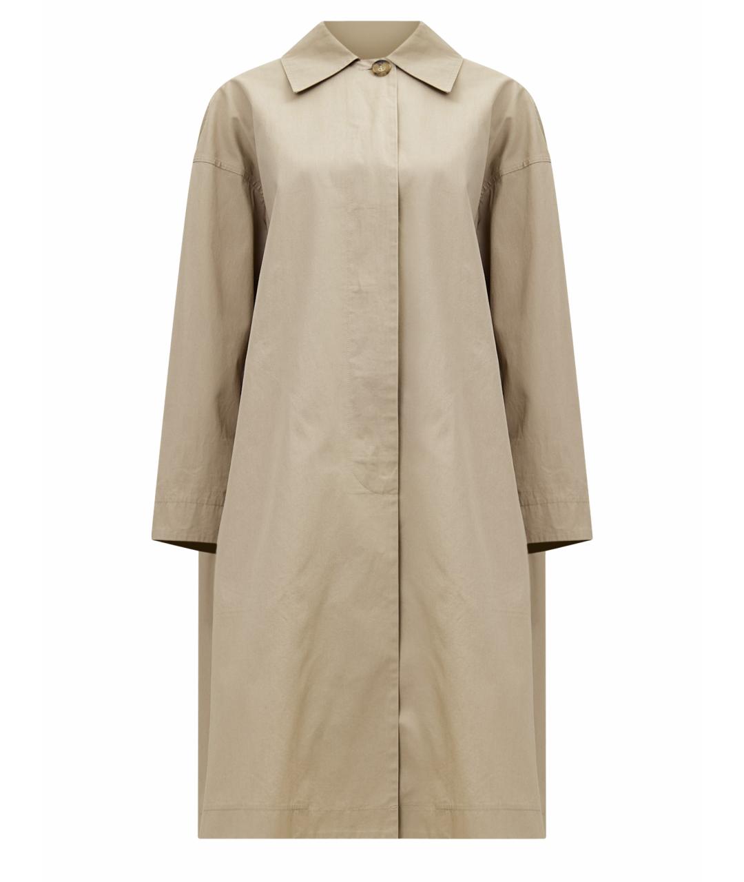 CELINE Бежевый хлопковый тренч/плащ, фото 1