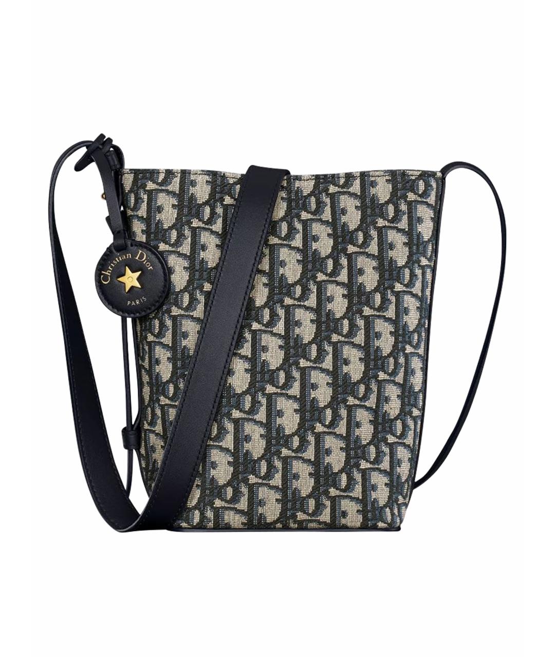 CHRISTIAN DIOR Синяя сумка через плечо, фото 1