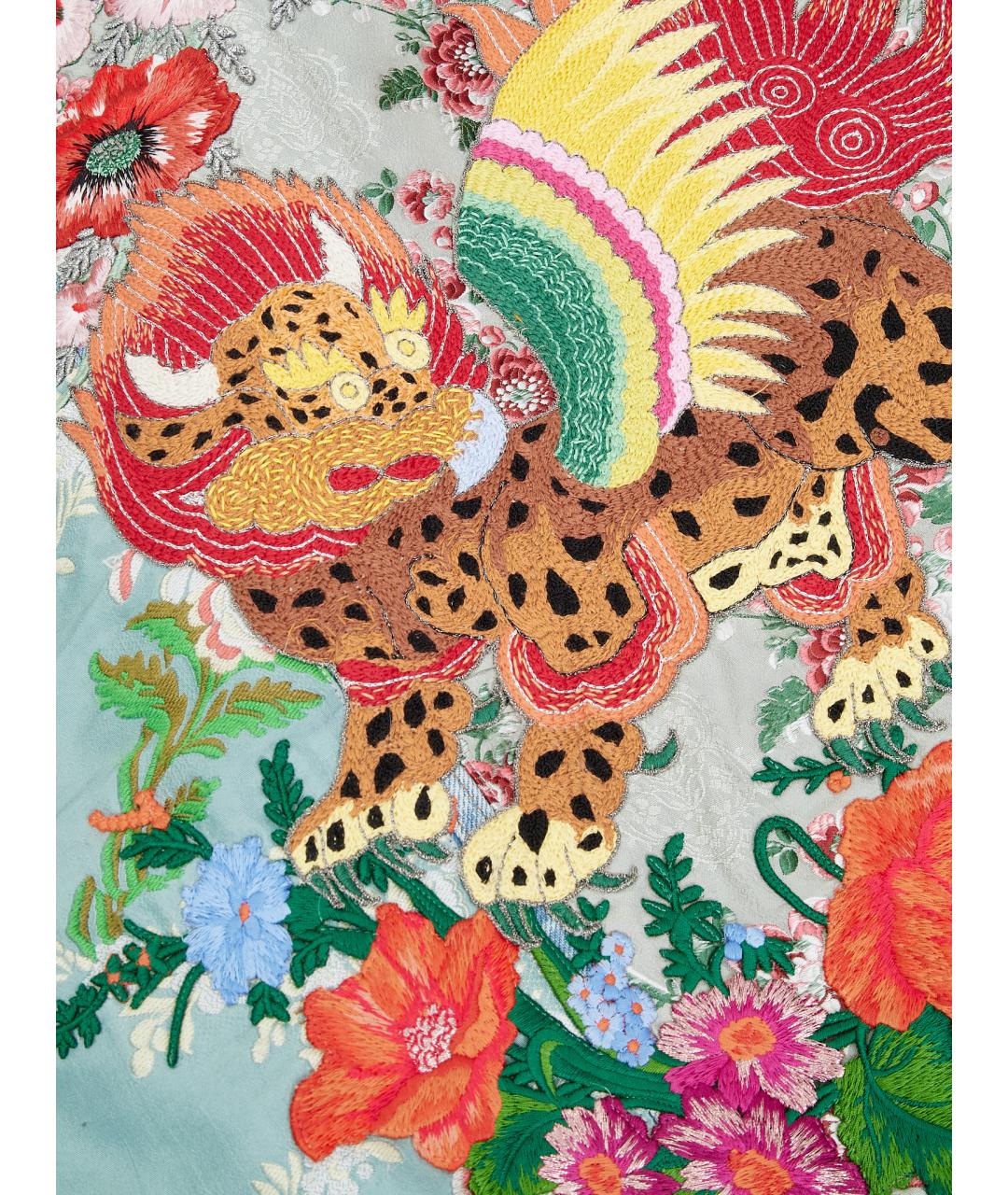 GUCCI Голубая хлопковая куртка, фото 9