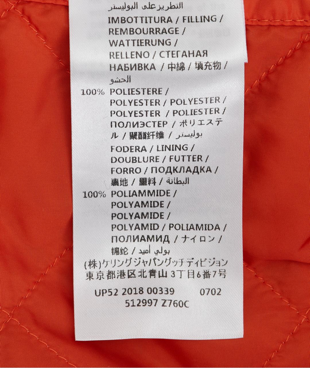 GUCCI Черная полиэстеровая куртка, фото 7