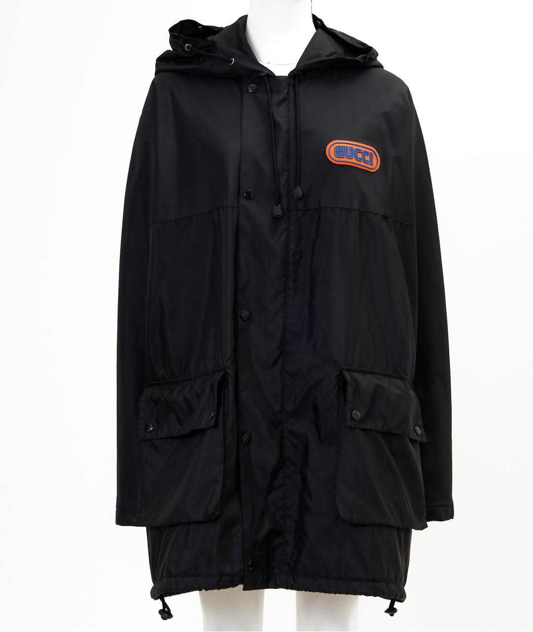 GUCCI Черная полиэстеровая куртка, фото 8