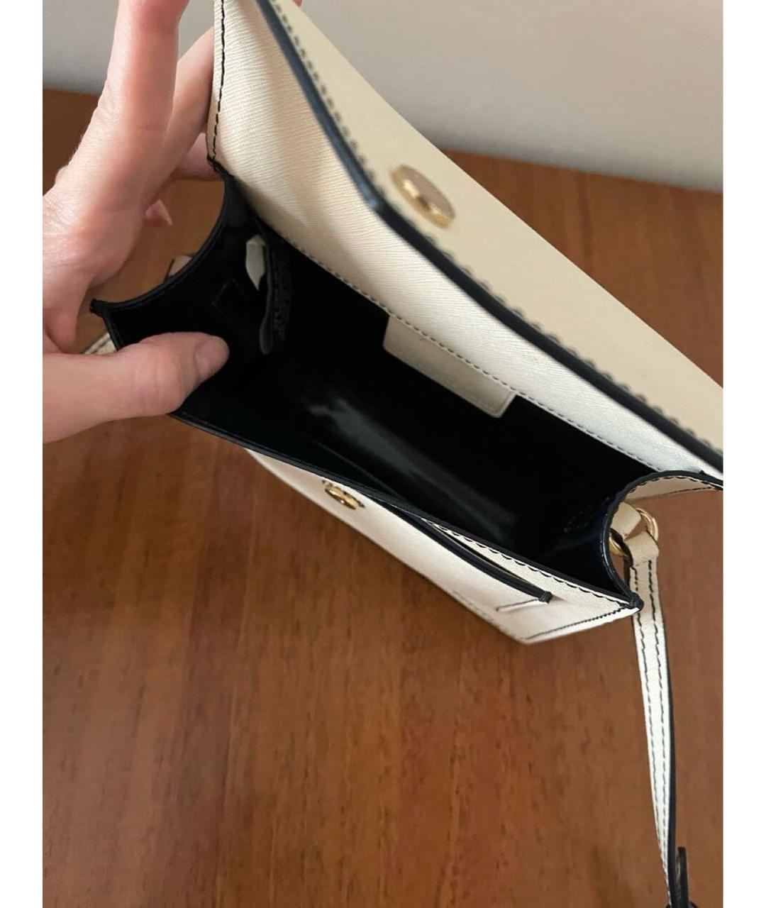 MARC BY MARC JACOBS Белая кожаная сумка тоут, фото 4