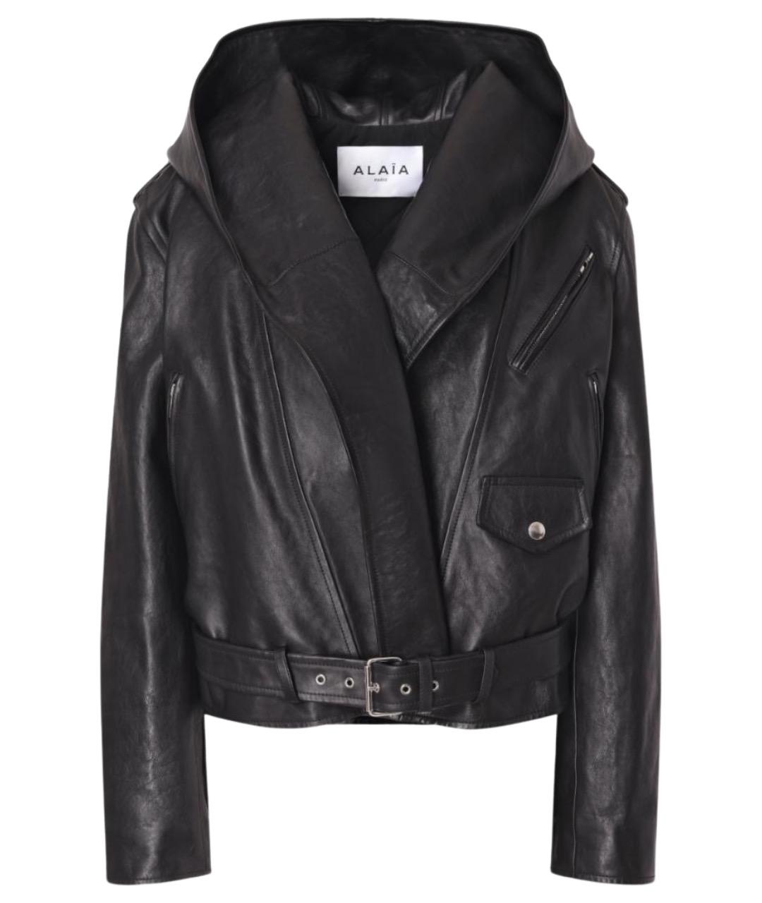 ALAIA Черная кожаная куртка, фото 1
