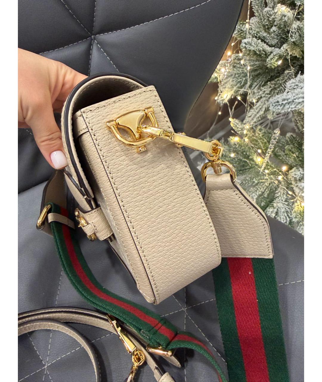 GUCCI Бежевая сумка через плечо, фото 2