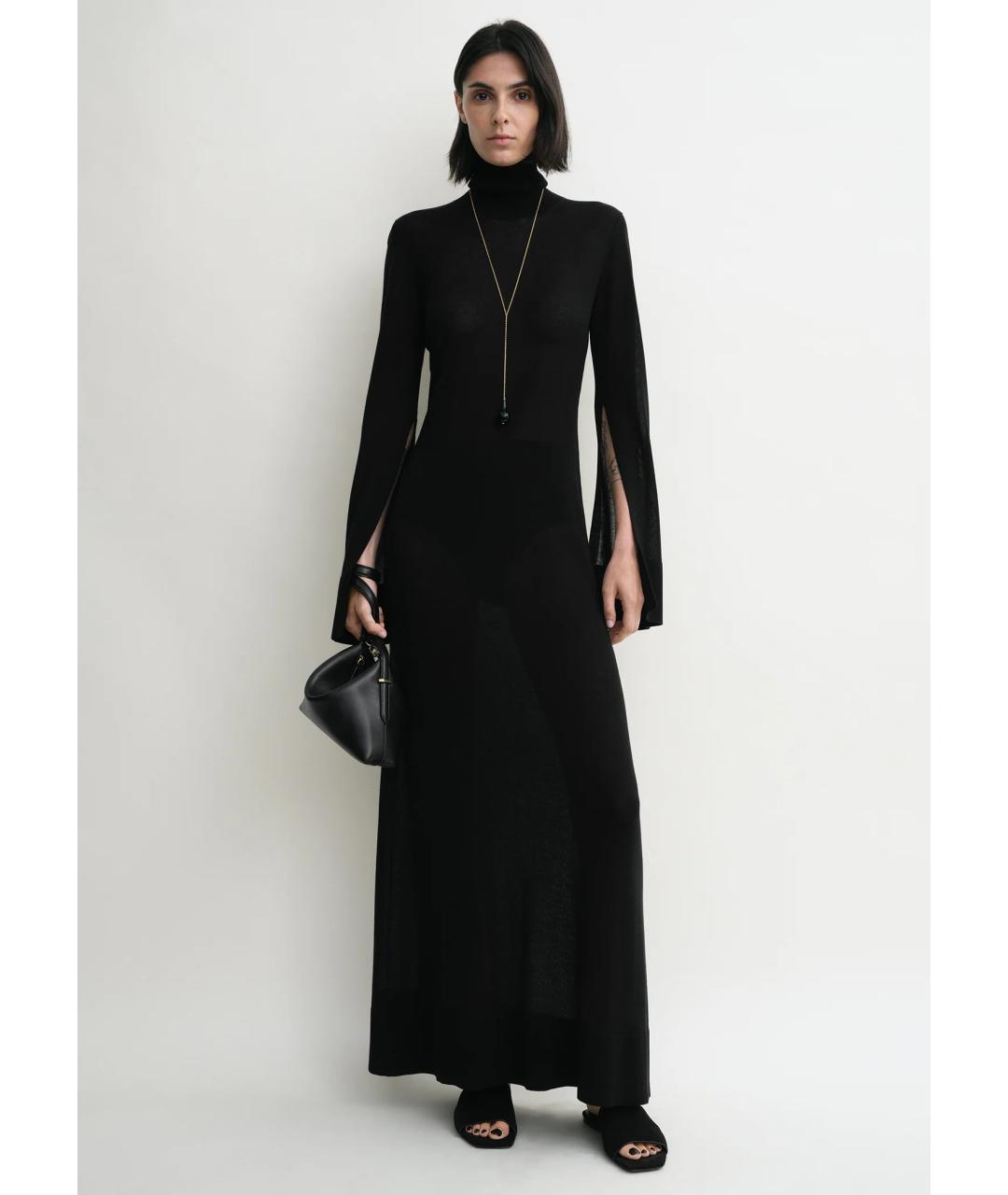 TOTEME Черное повседневное платье, фото 2