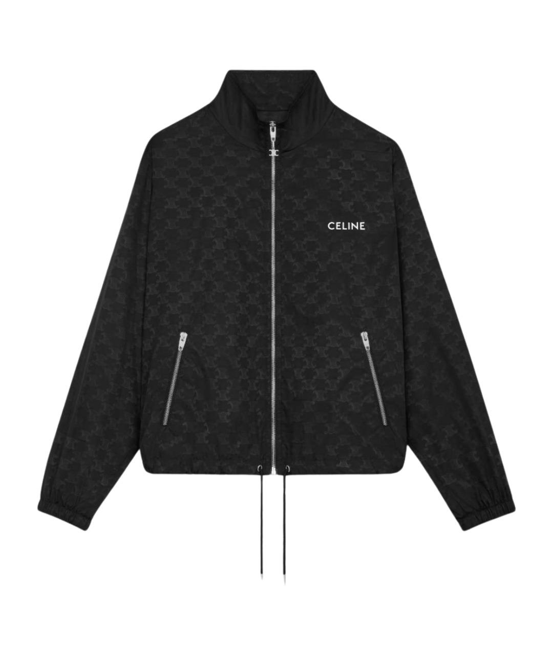 CELINE Черная полиамидовая куртка, фото 1