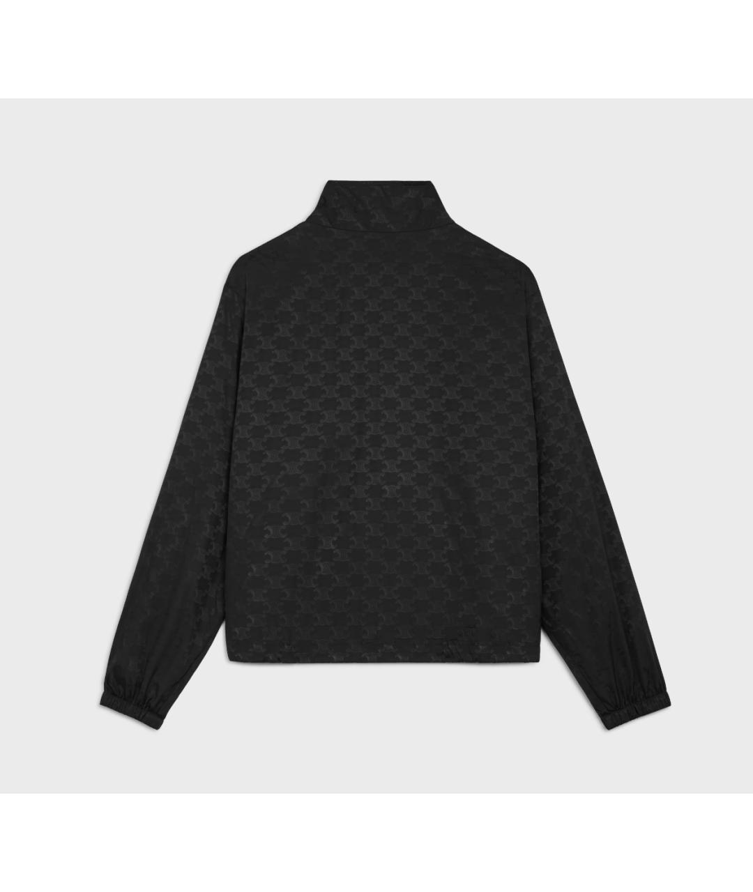 CELINE Черная полиамидовая куртка, фото 2