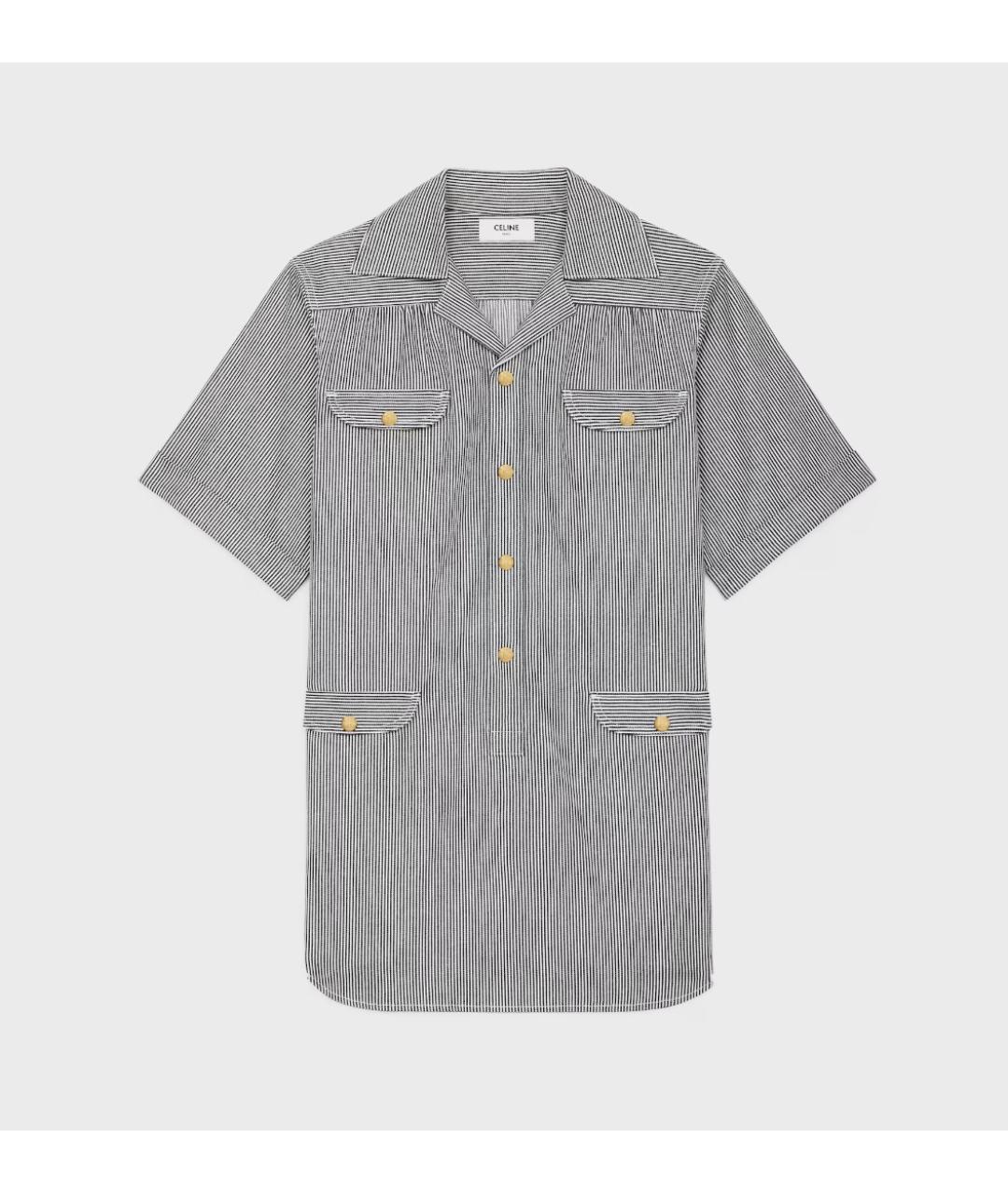 CELINE Мульти хлопковое платье, фото 4