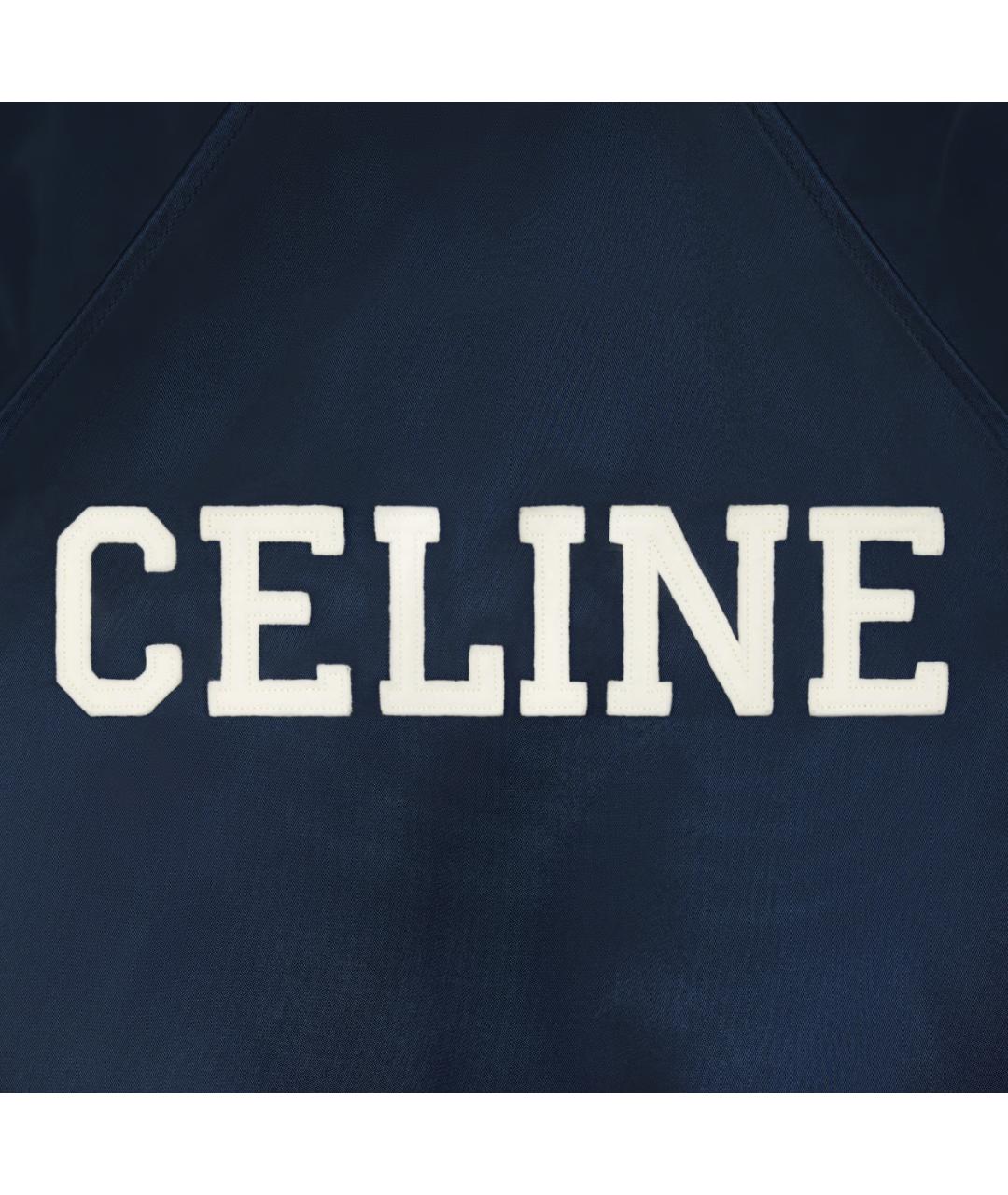 CELINE Синяя полиамидовая куртка, фото 4