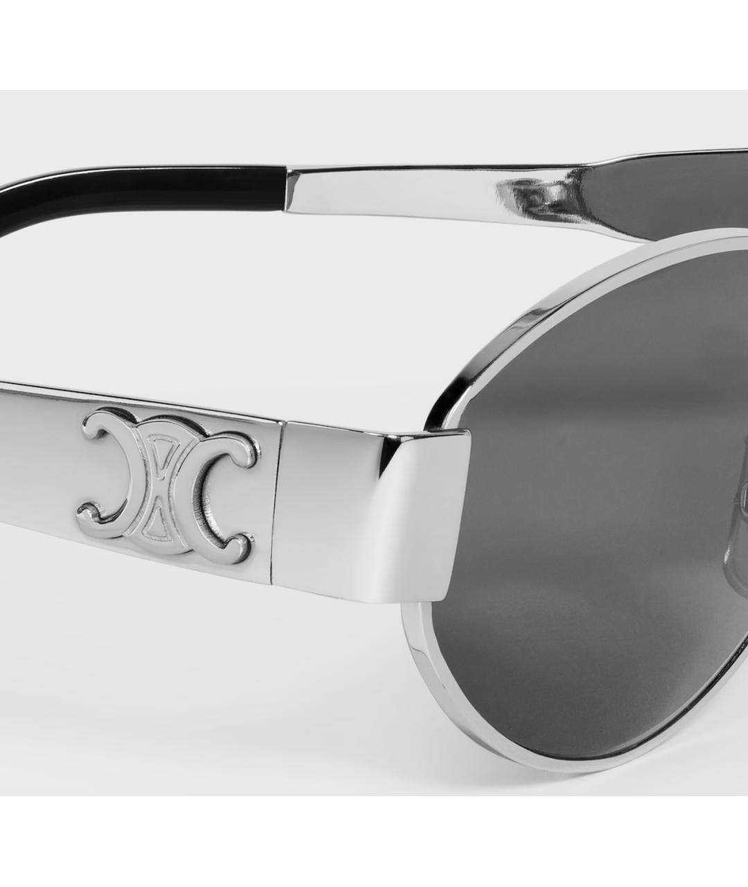 CELINE Серебряные солнцезащитные очки, фото 2