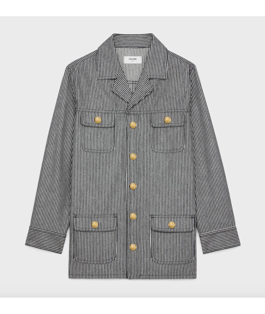 CELINE Мульти хлопковая куртка, фото 4