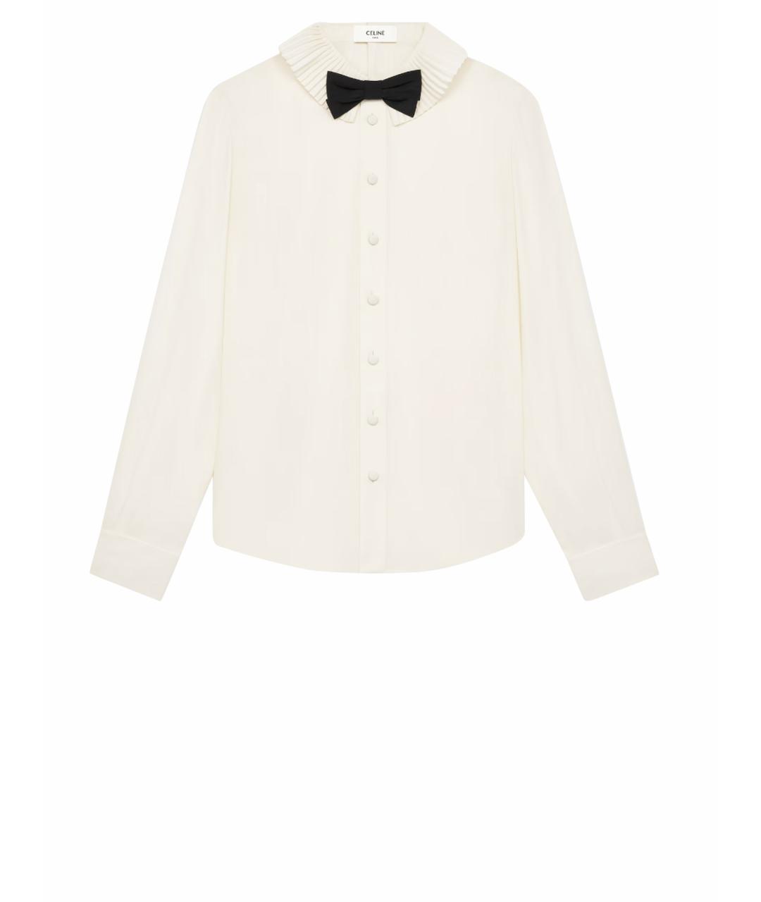 CELINE Белая ацетатная рубашка, фото 1