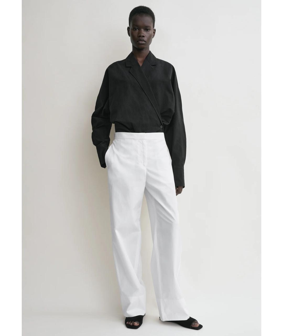 TOTEME Черная хлопковая блузы, фото 2