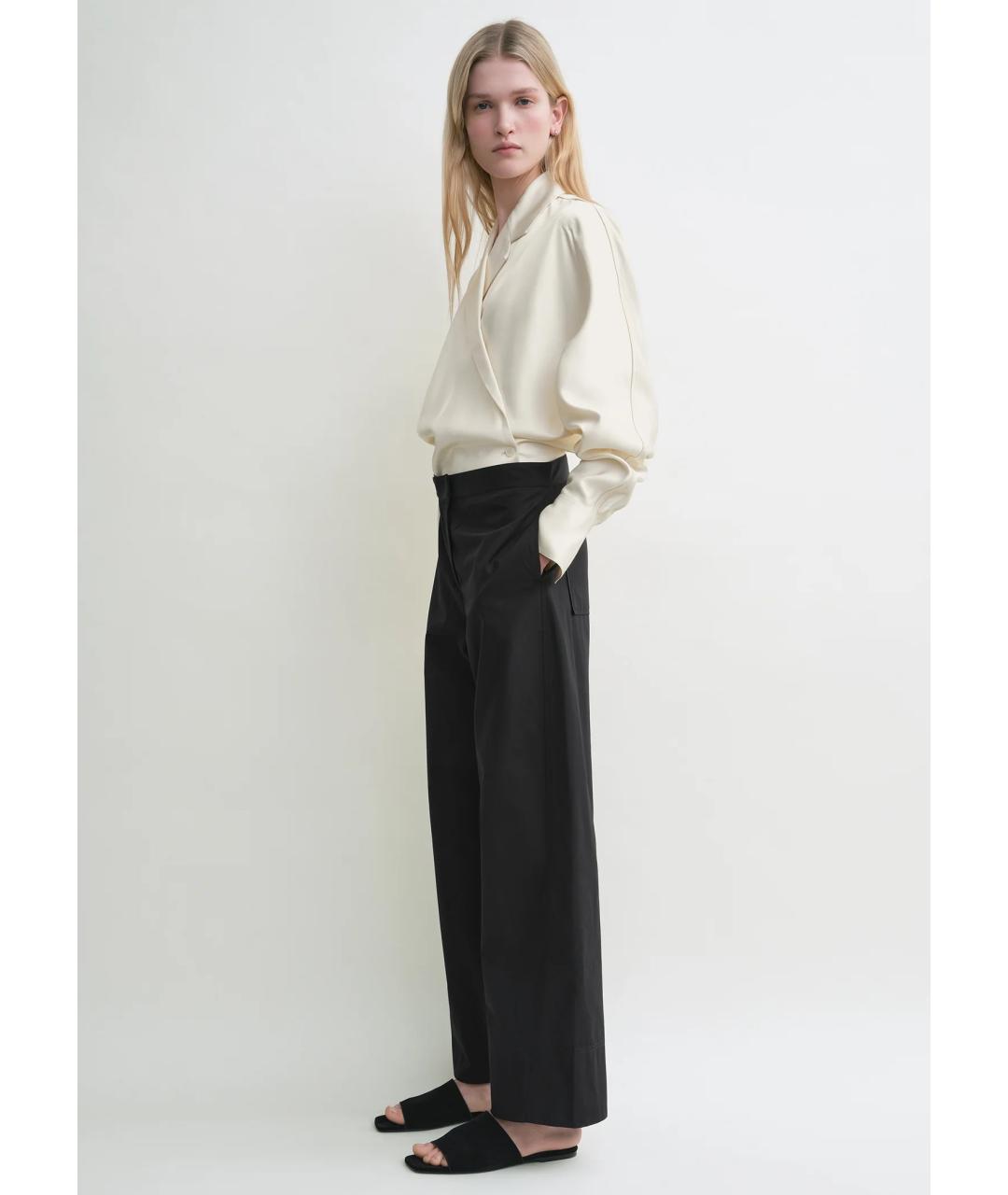 TOTEME Белая хлопковая блузы, фото 3