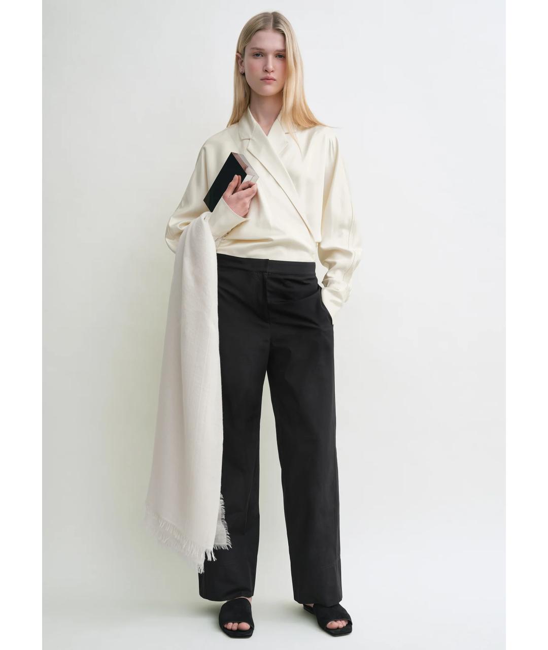 TOTEME Белая хлопковая блузы, фото 2