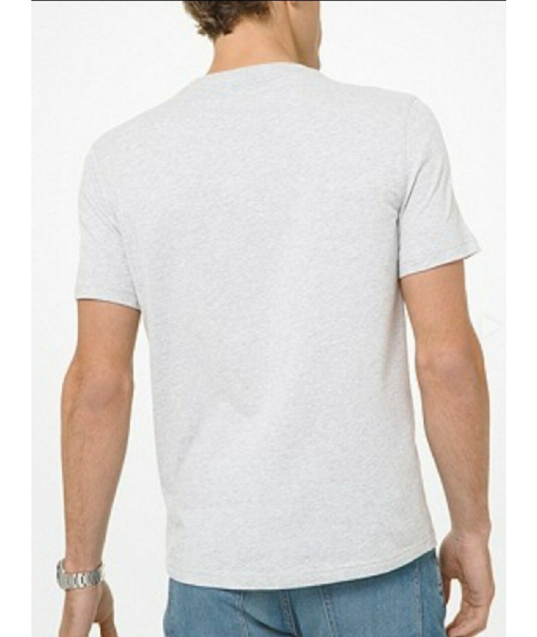 MICHAEL KORS Серая хлопковая футболка, фото 6
