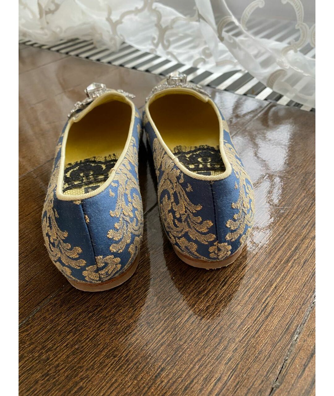 DOLCE&GABBANA Текстильные лоферы, фото 4