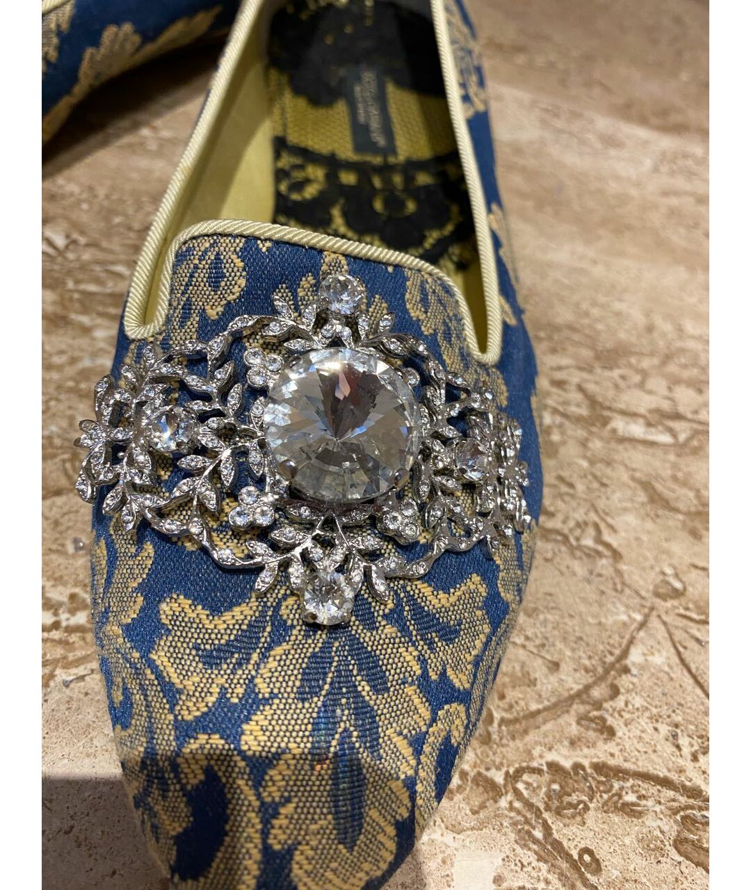 DOLCE&GABBANA Текстильные лоферы, фото 5