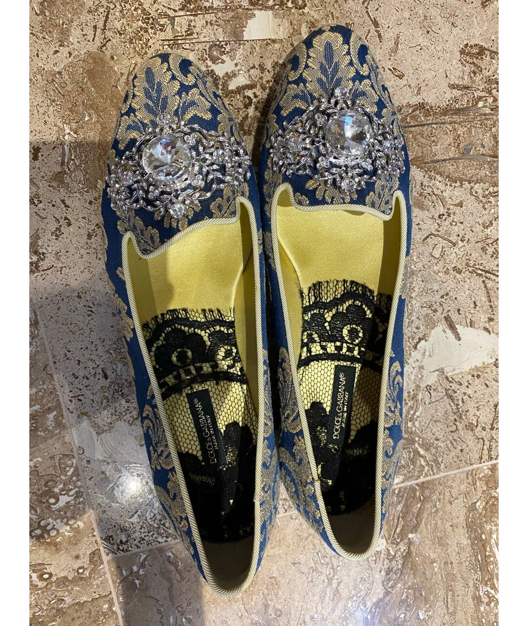 DOLCE&GABBANA Текстильные лоферы, фото 3