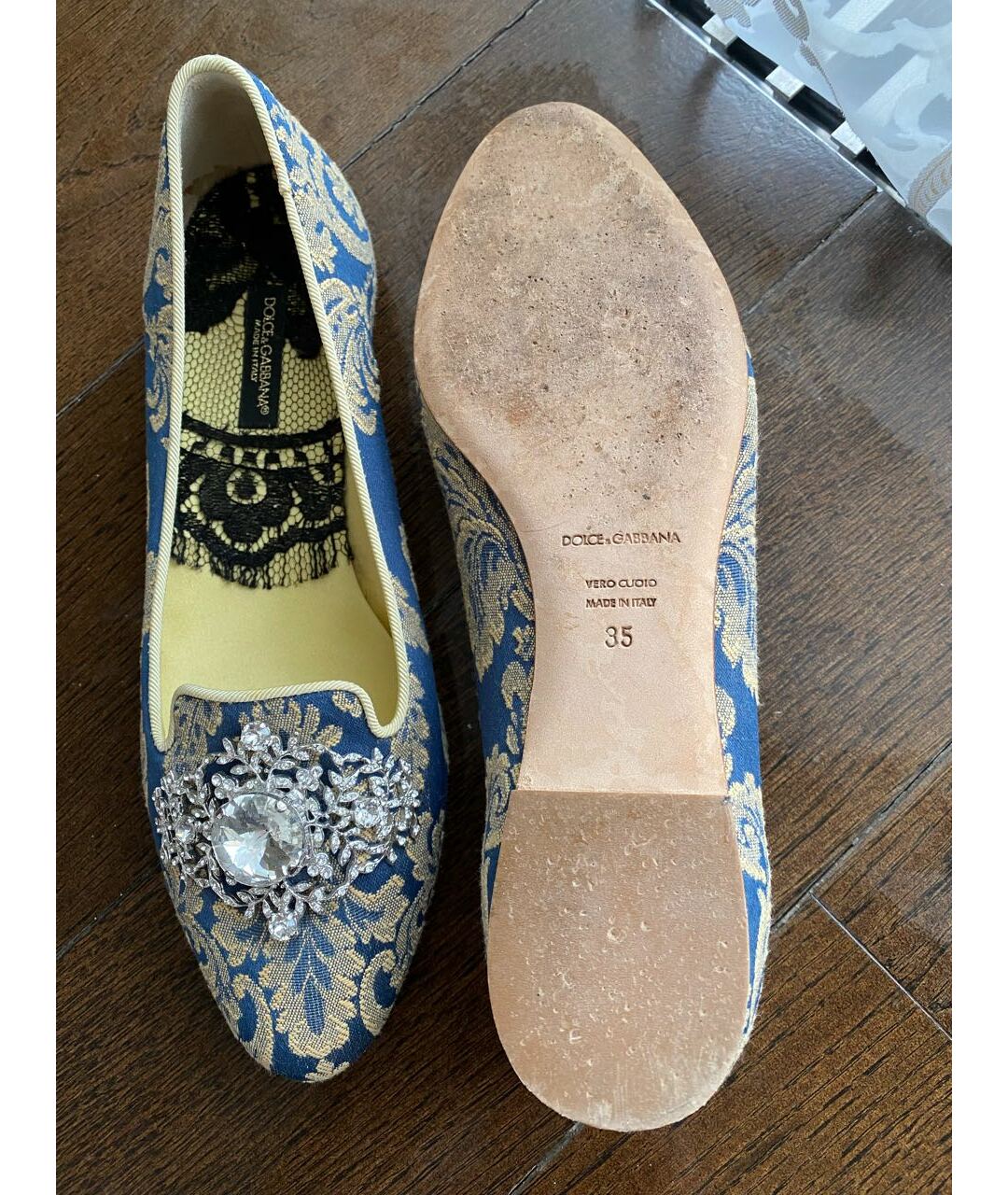 DOLCE&GABBANA Текстильные лоферы, фото 6