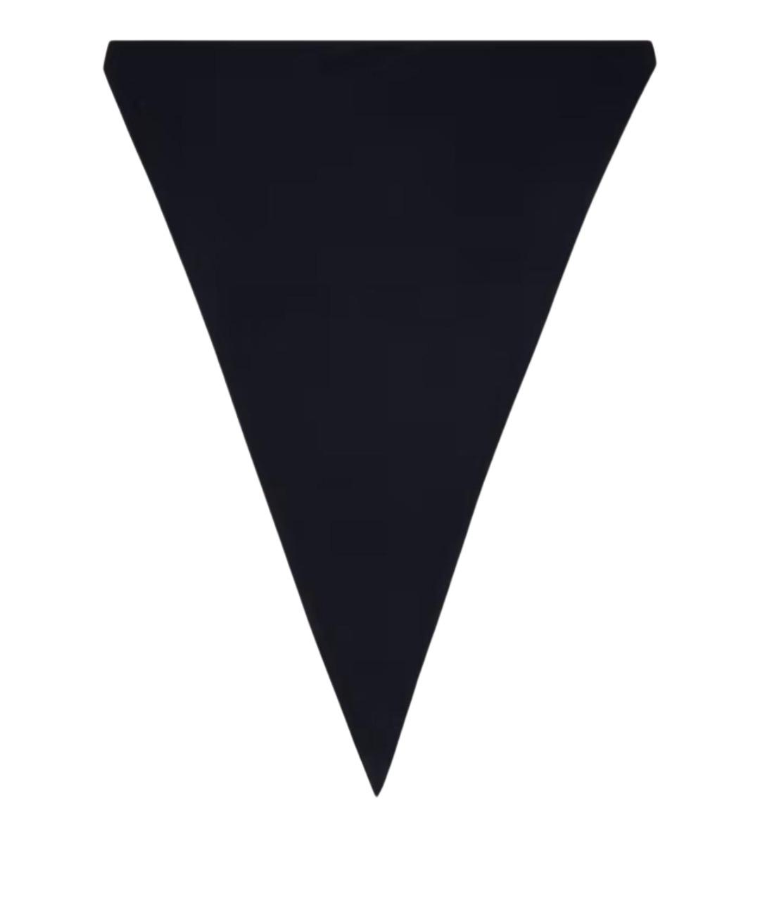 LORO PIANA Синий шерстяной шарф, фото 1