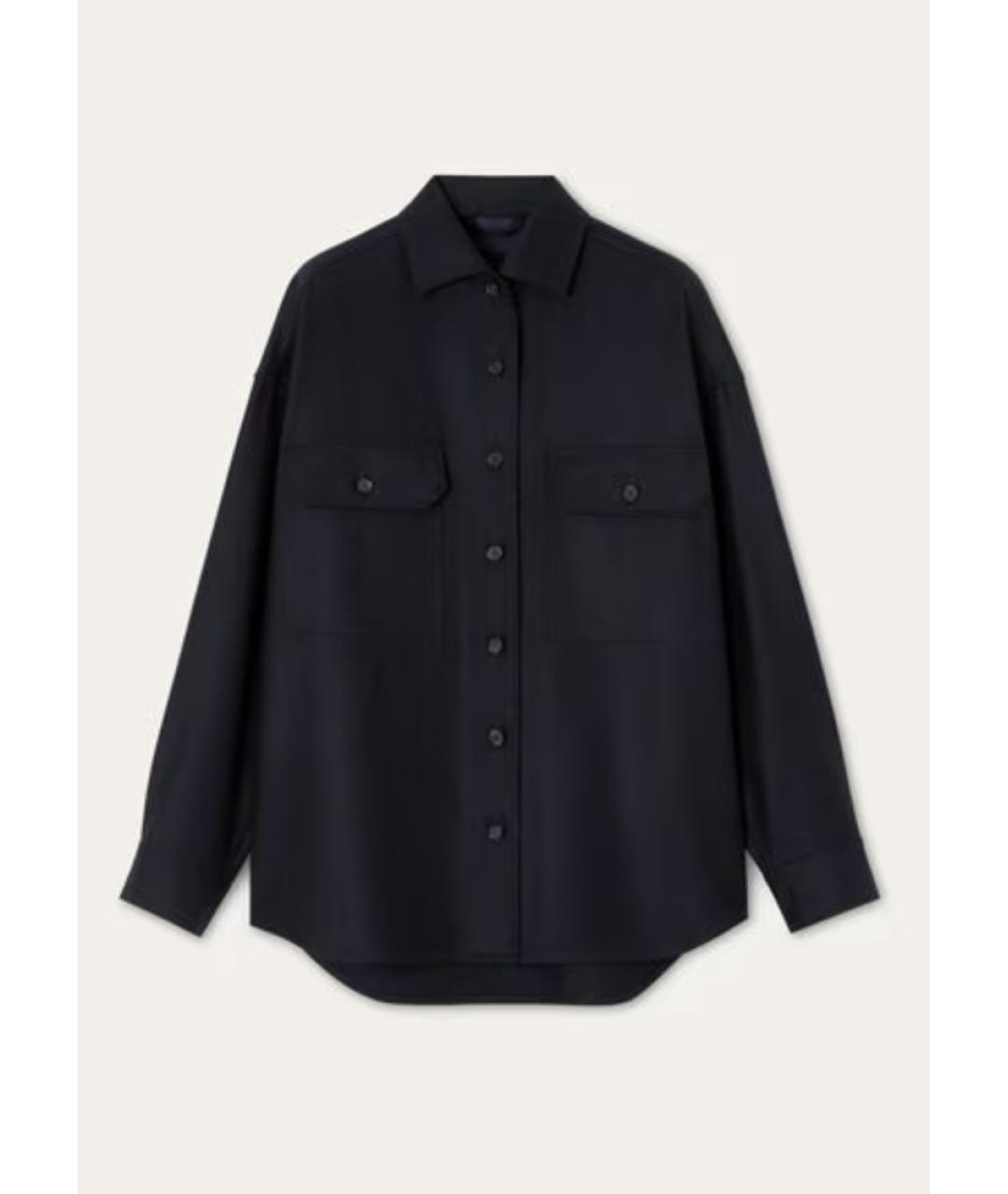 LORO PIANA Темно-синяя шерстяная куртка, фото 6