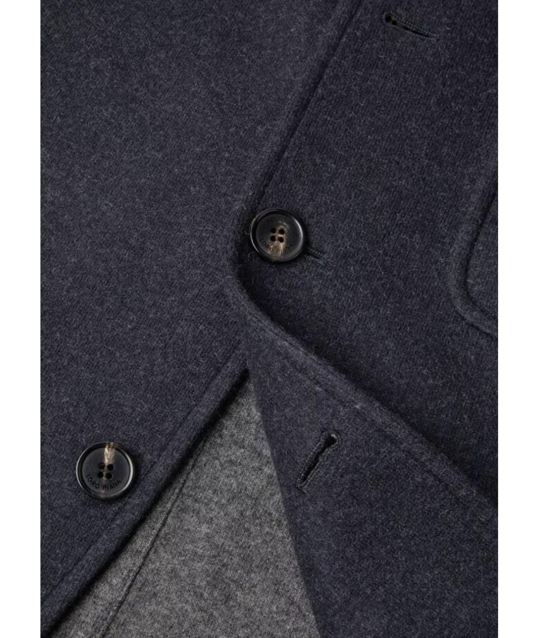 LORO PIANA Темно-синяя кашемировая куртка, фото 4