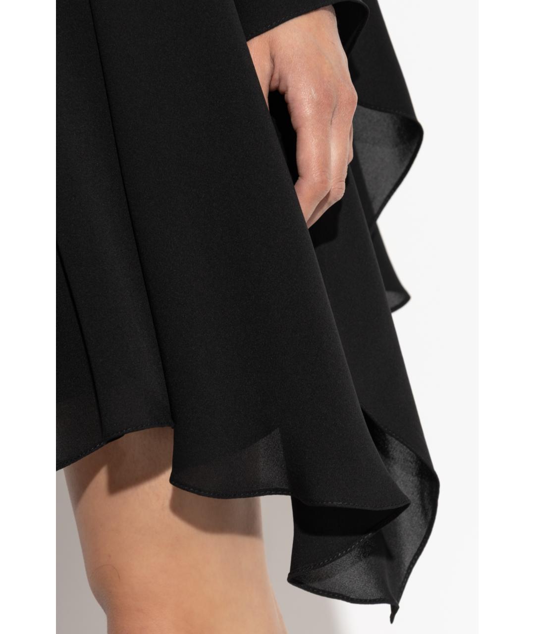 BALENCIAGA Черная шелковая блузы, фото 5