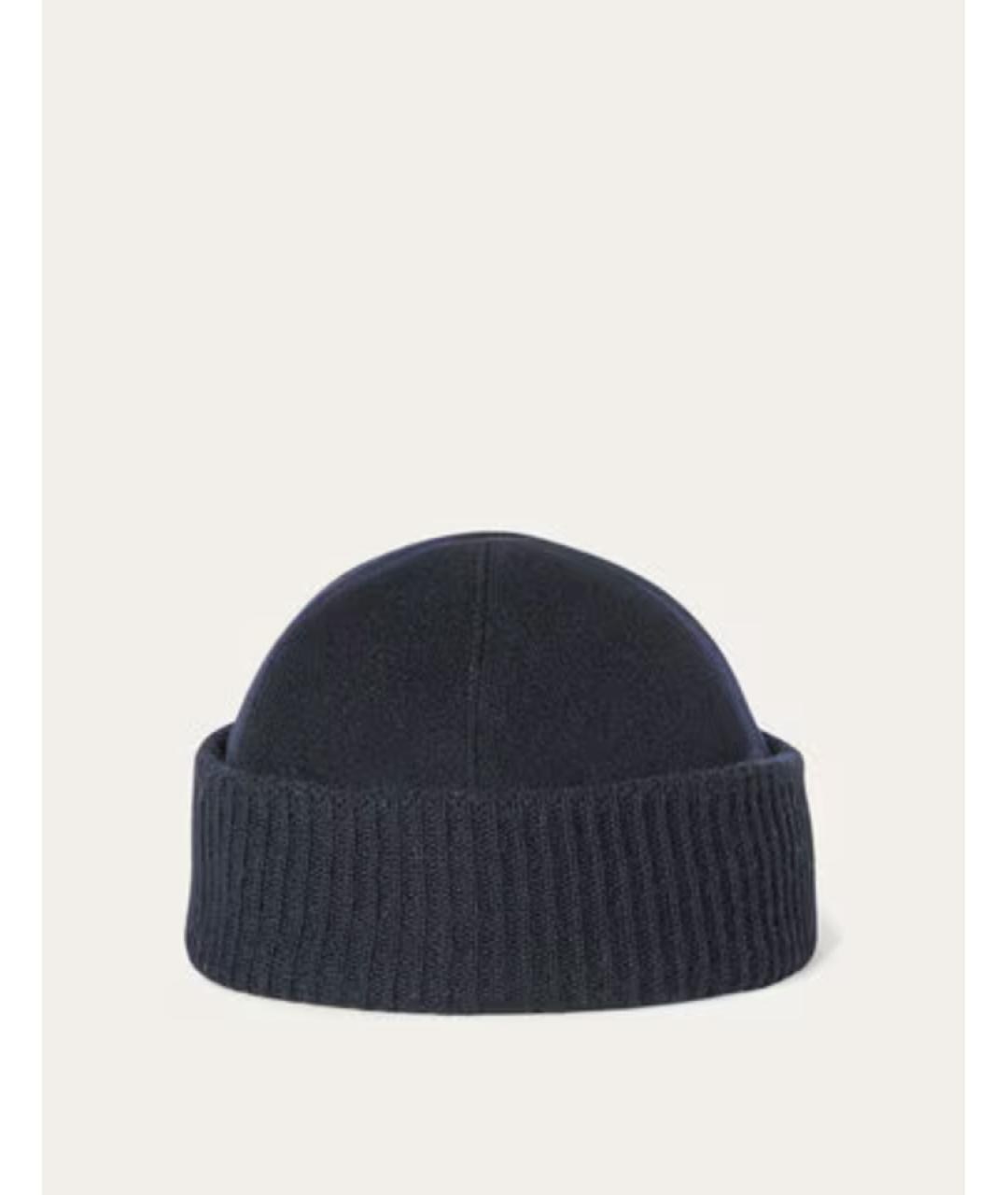 LORO PIANA Синяя кашемировая шапка, фото 5