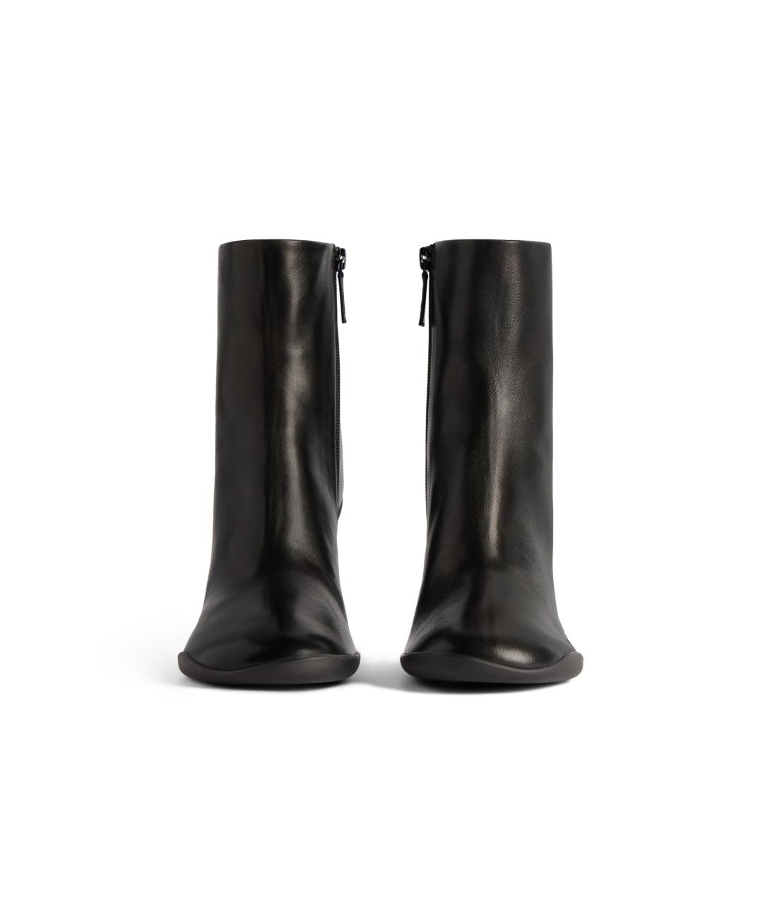 BALENCIAGA Черные кожаные ботильоны, фото 3