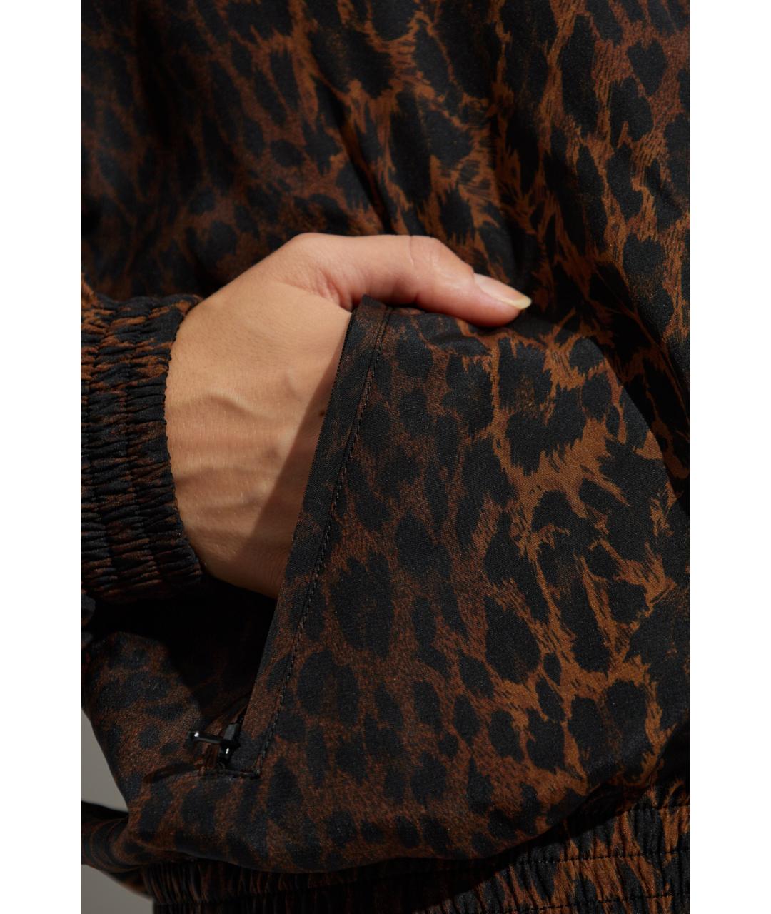 BALENCIAGA Коричневая шелковая блузы, фото 5