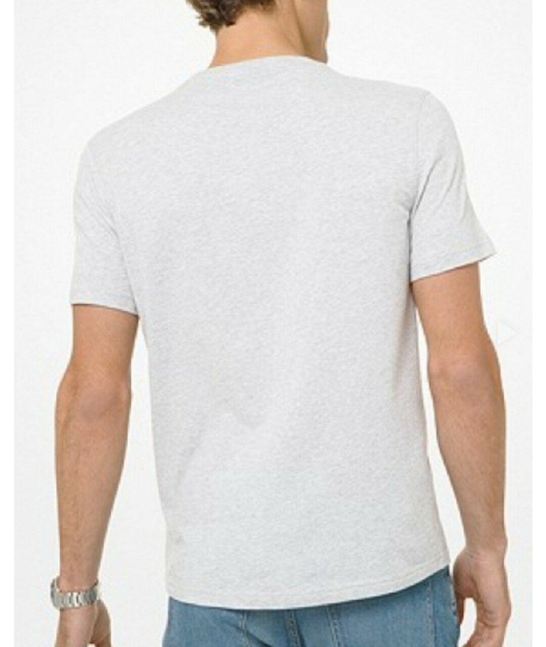MICHAEL KORS Серая хлопковая футболка, фото 6