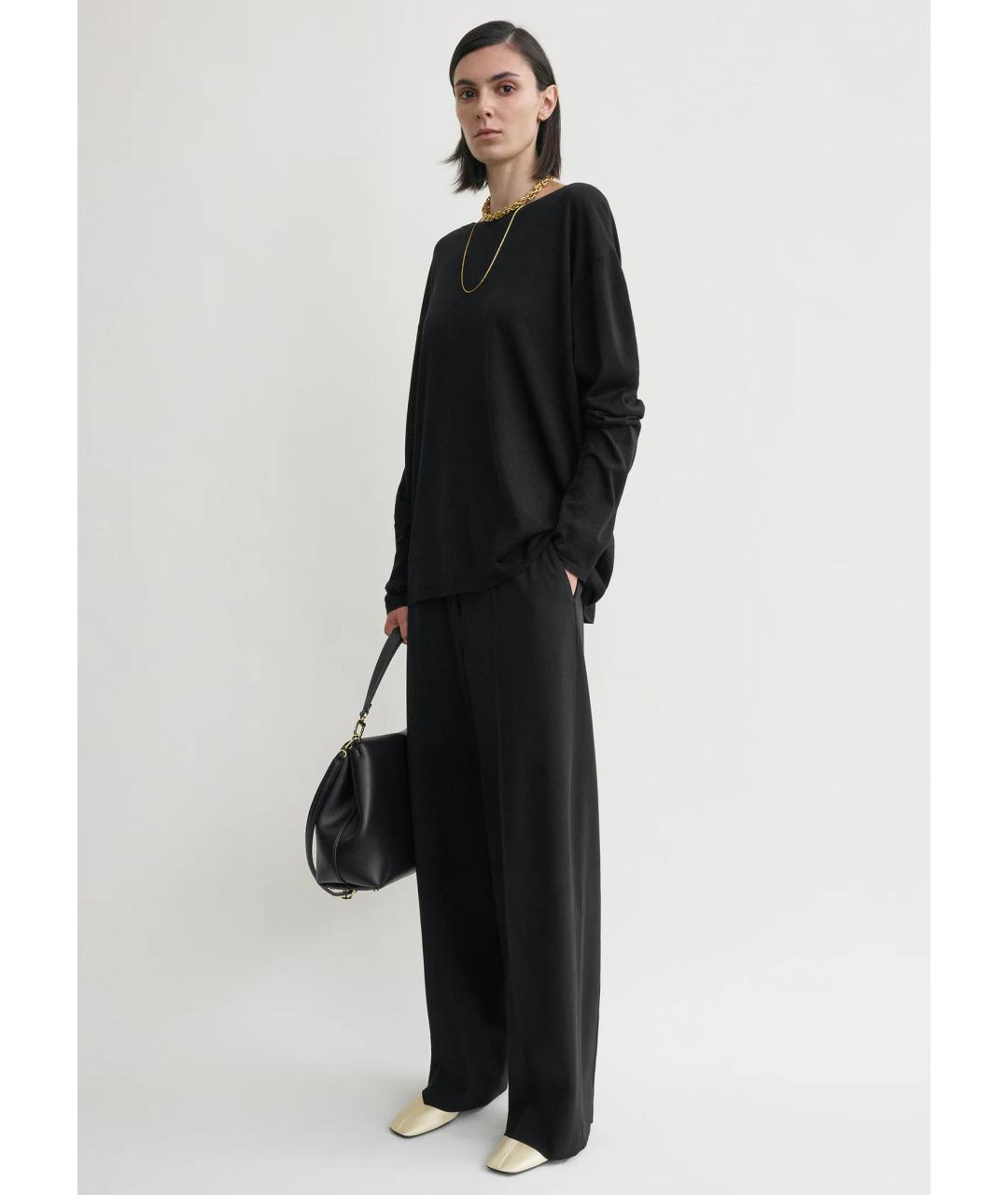 TOTEME Черный шерстяной джемпер / свитер, фото 3