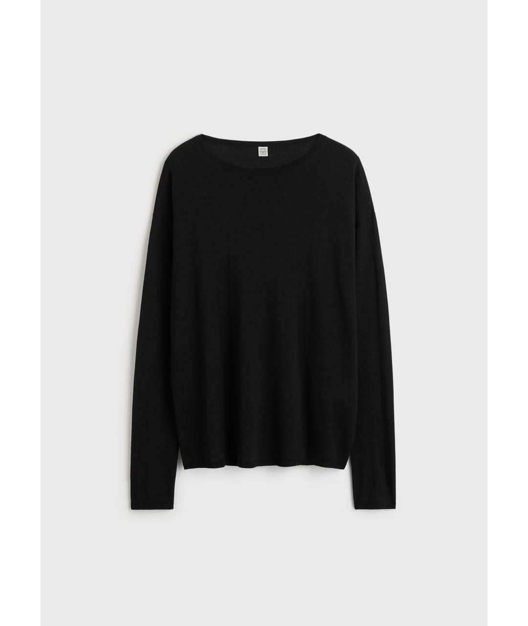 TOTEME Черный шерстяной джемпер / свитер, фото 6