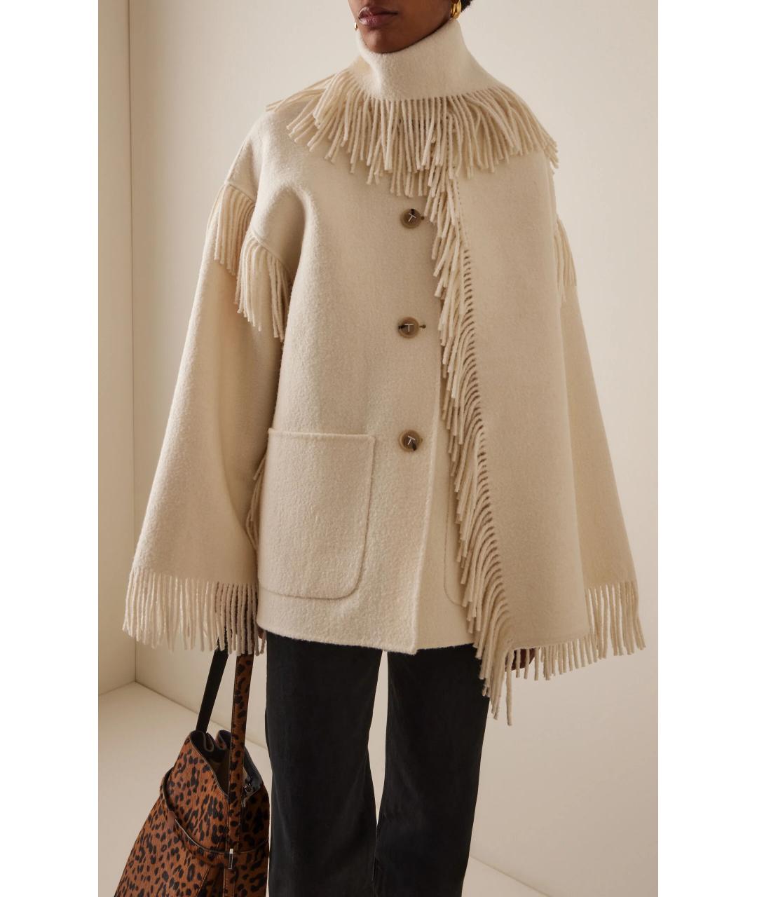 TOTEME Белая шерстяная куртка, фото 2