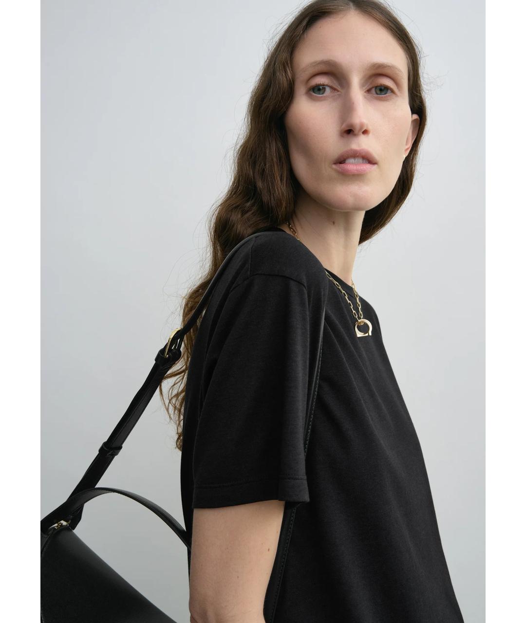 TOTEME Черная футболка, фото 5