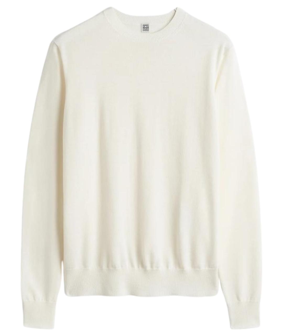 TOTEME Белый шерстяной джемпер / свитер, фото 1