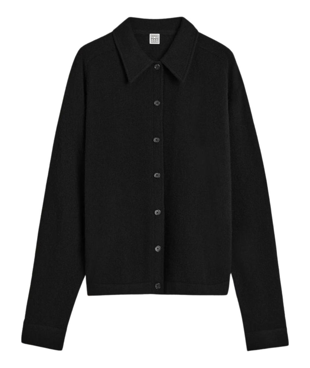 TOTEME Черный кашемировый кардиган, фото 1