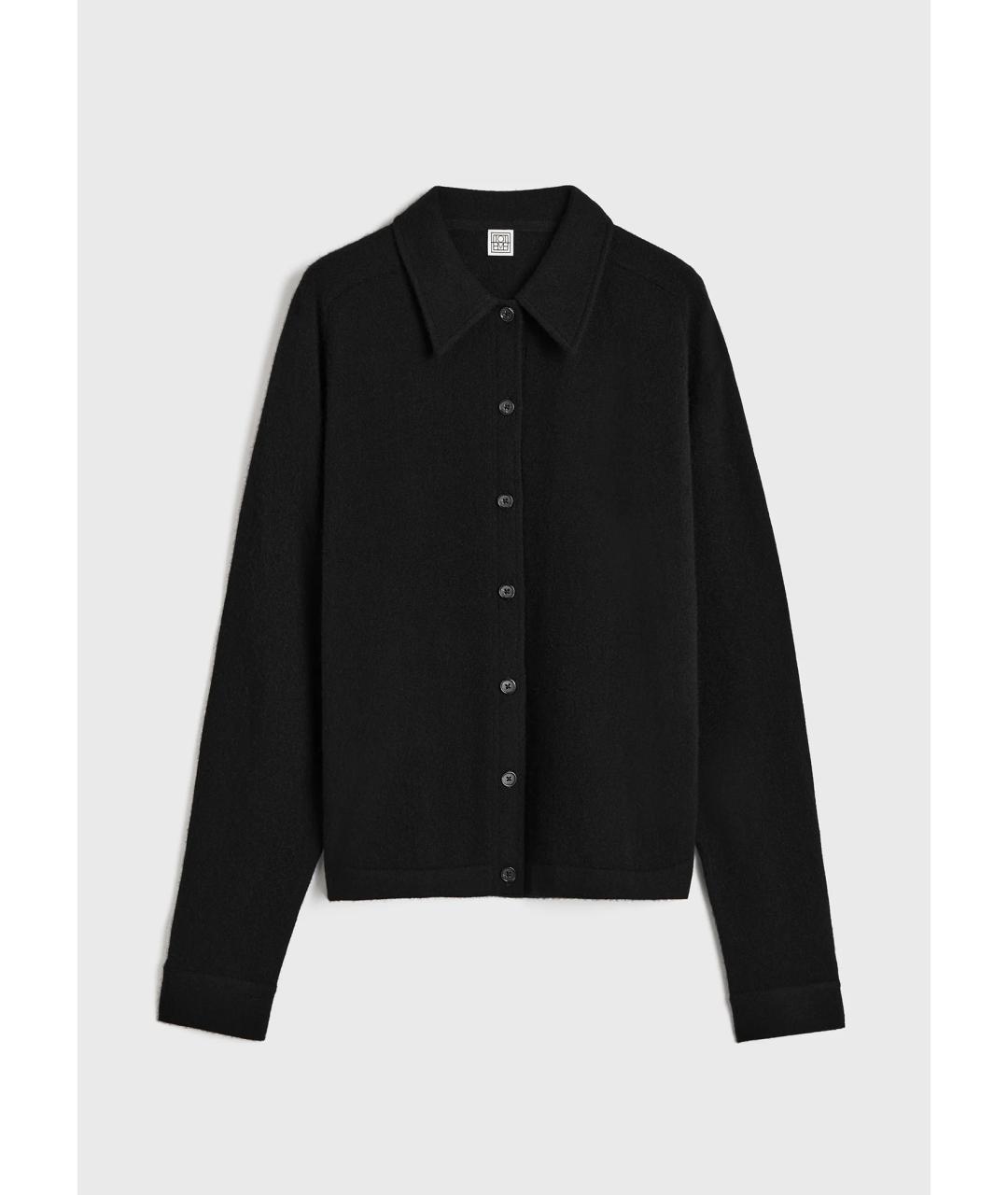 TOTEME Черный кашемировый кардиган, фото 6