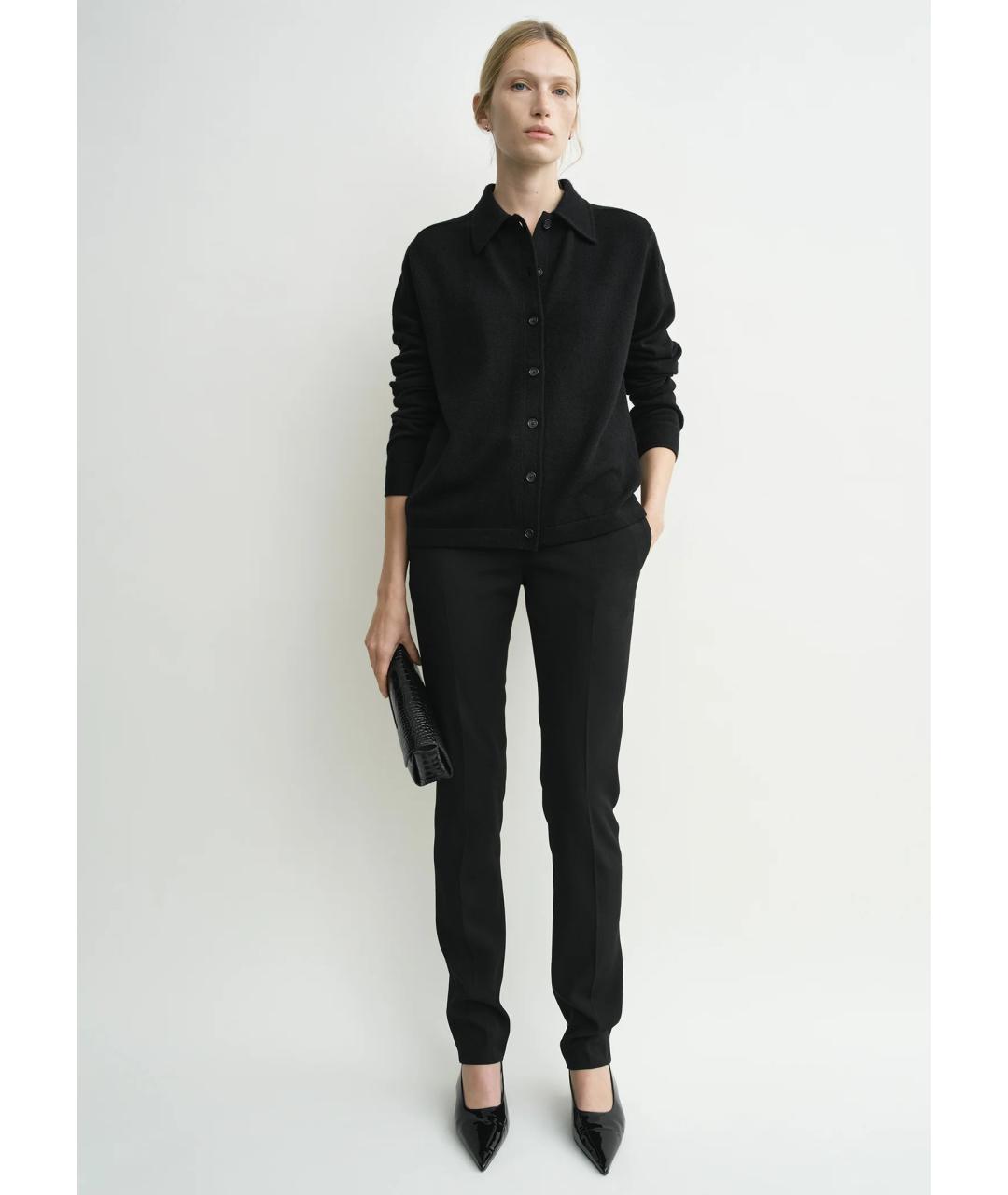 TOTEME Черный кашемировый кардиган, фото 2