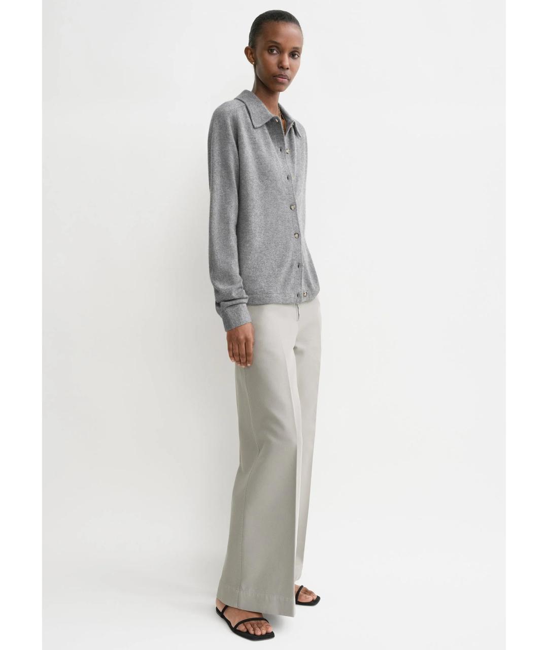 TOTEME Серый кашемировый кардиган, фото 3