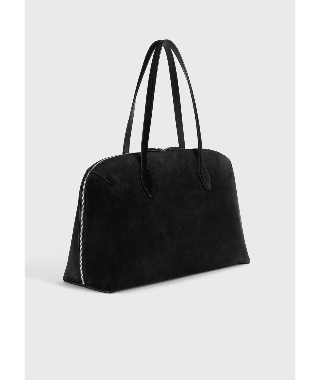 TOTEME Черная кожаная сумка тоут, фото 2