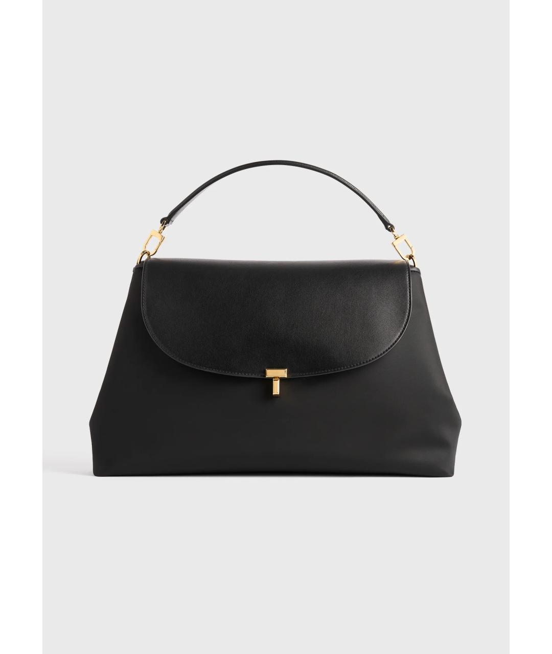 TOTEME Черная кожаная сумка через плечо, фото 6