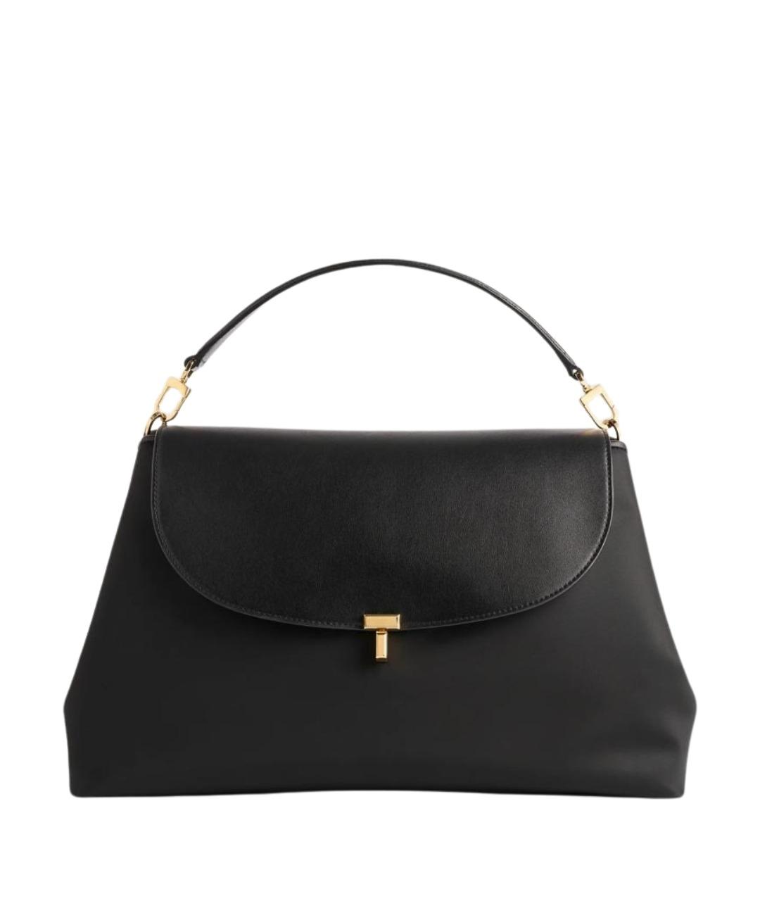 TOTEME Черная кожаная сумка через плечо, фото 1