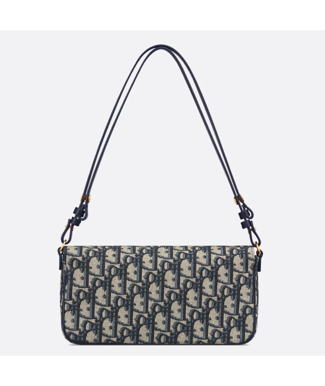 CHRISTIAN DIOR Синяя сумка через плечо, фото 3