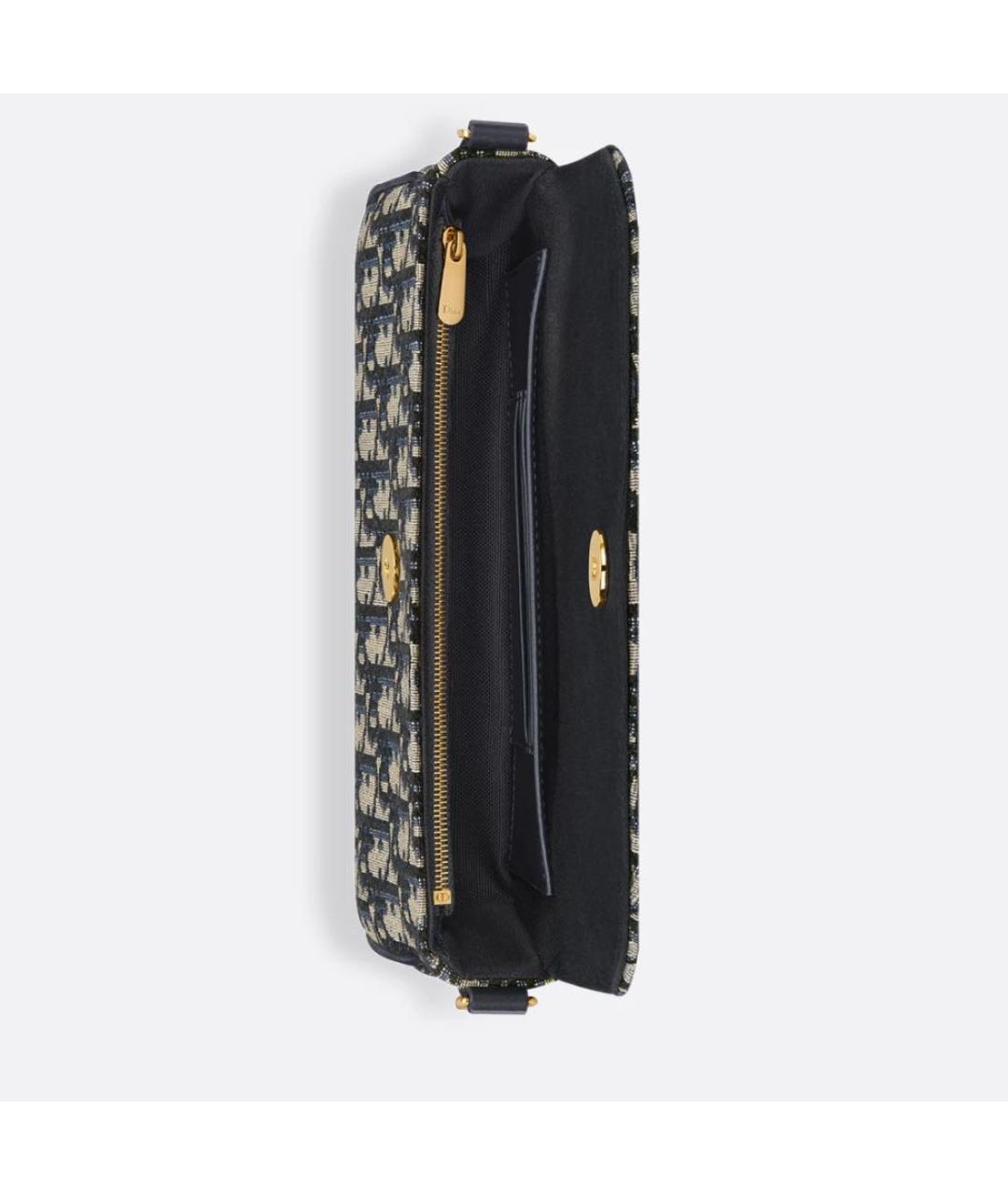 CHRISTIAN DIOR Синяя сумка через плечо, фото 4