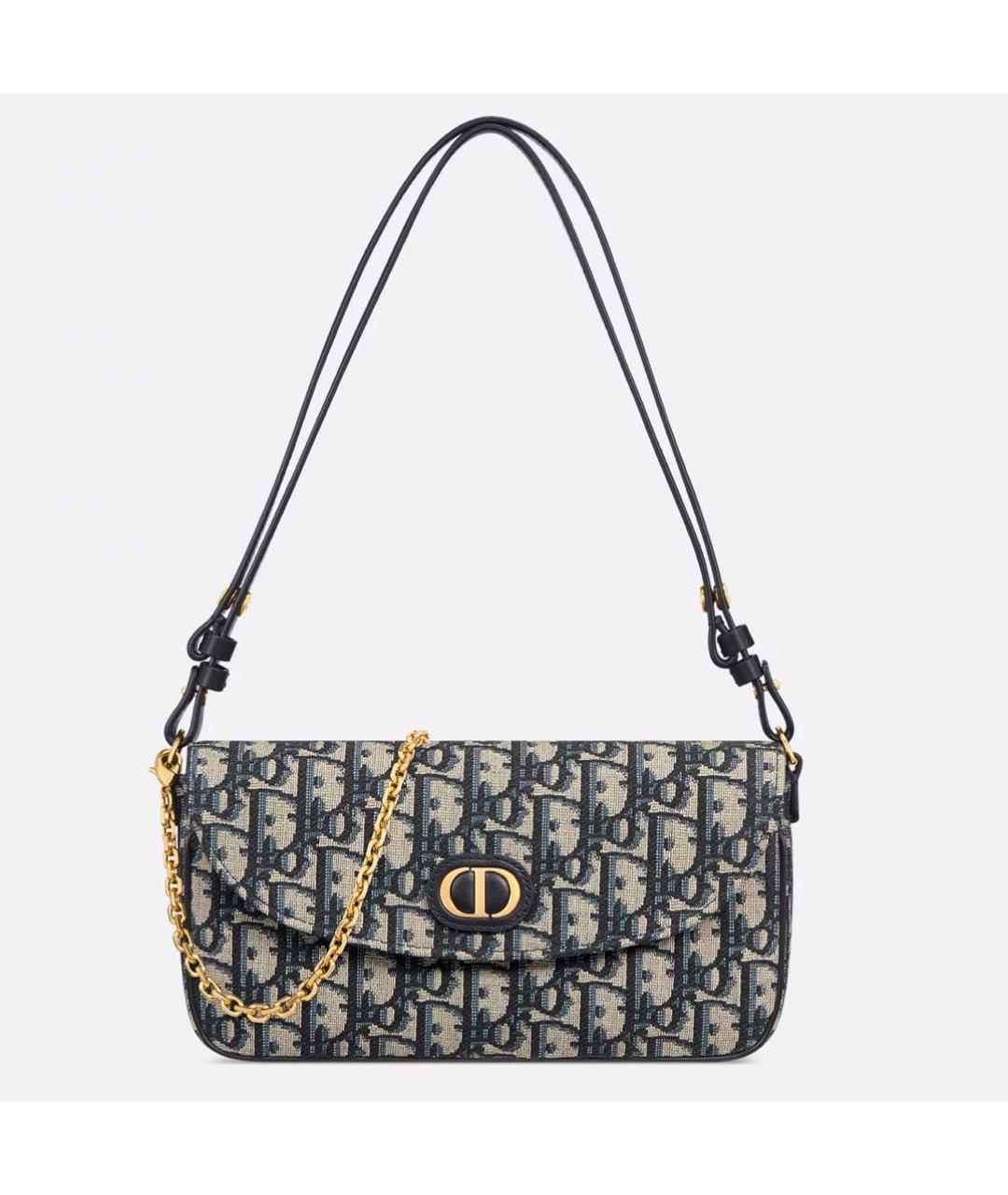 CHRISTIAN DIOR Синяя сумка через плечо, фото 5