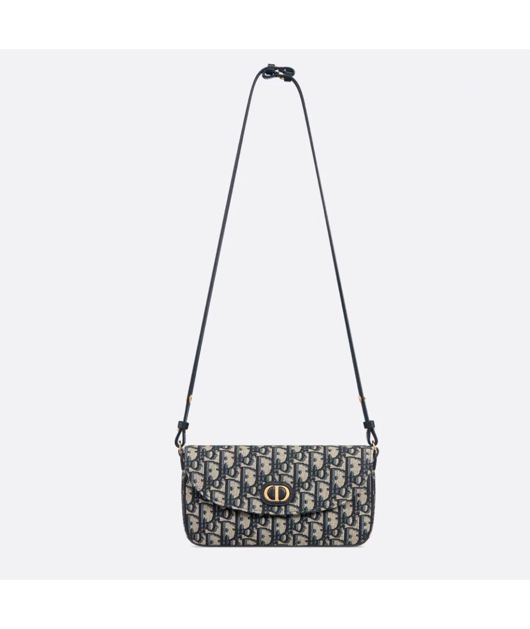 CHRISTIAN DIOR Синяя сумка через плечо, фото 2