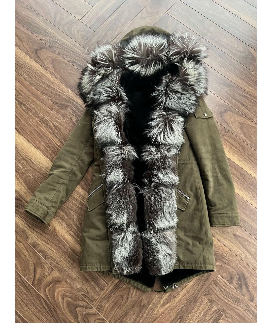 PHILIPP PLEIN Хаки хлопковая парка, фото 9